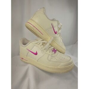 Nike‎ Air Force Dance Pink Coconut Milk Ivory FB8251-101 Leather Women's Size 9
